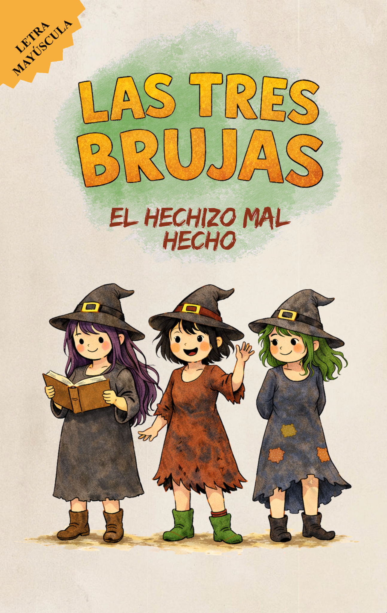 Portada del libro Las Tres Brujas y el hechizo mal hecho